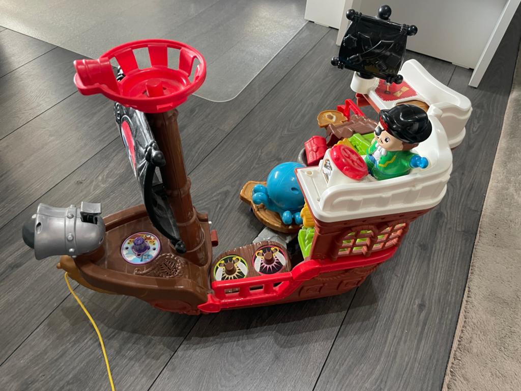 Piratenboot Vtech, Ophalen, Zo goed als nieuw