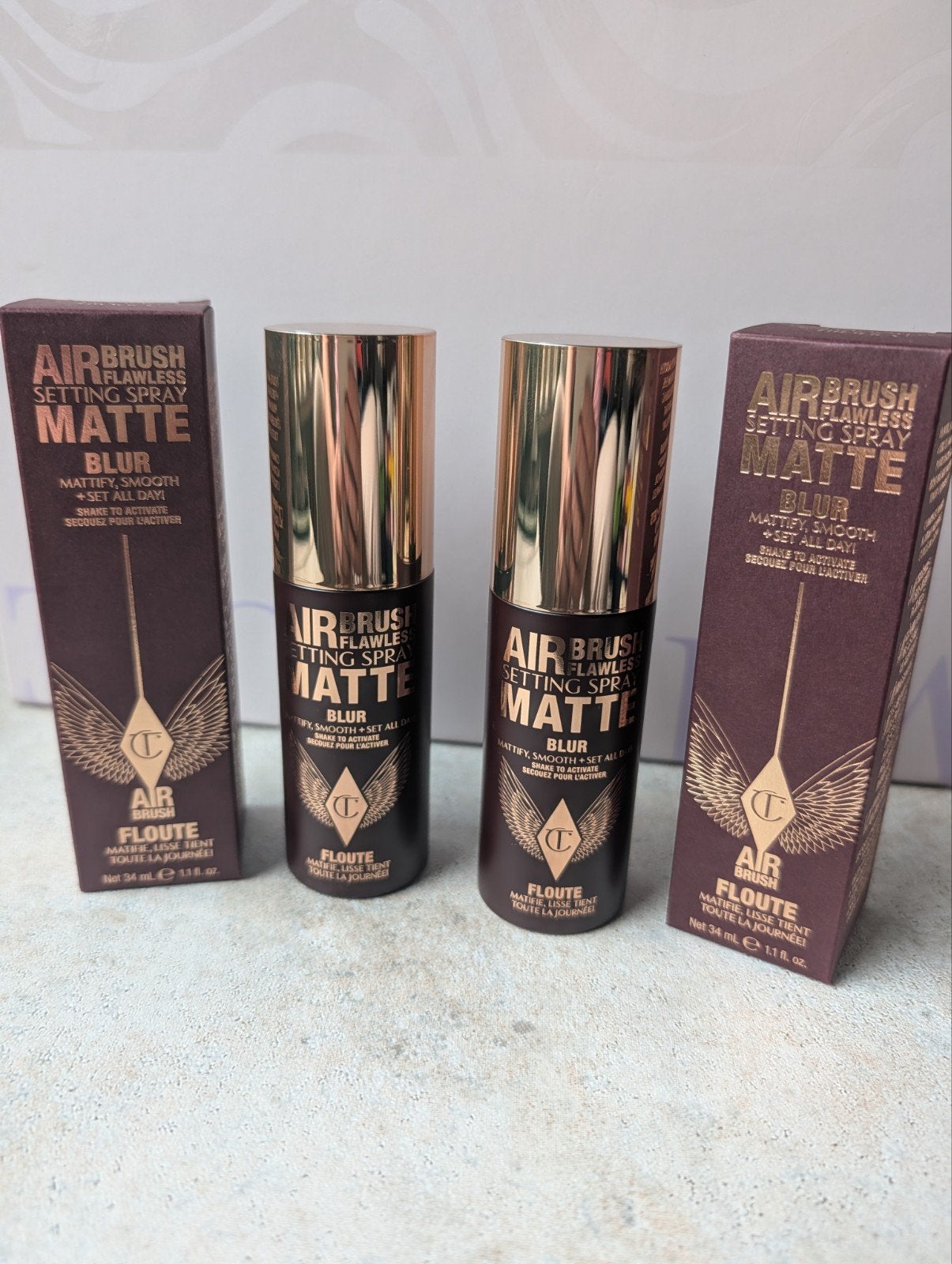 Charlotte Tilbury Airbrush Flawless Setting Spray Matte, Ophalen of Verzenden, Nieuw, Overige kleuren, Gehele gezicht