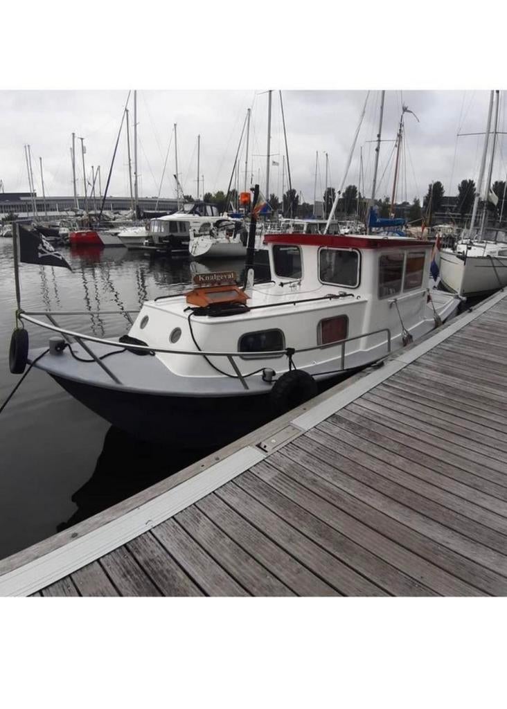 Sleepvlet 9m met gereviseerde Perkins diesel (80pk), Watersport en Boten, Ophalen, Gebruikt