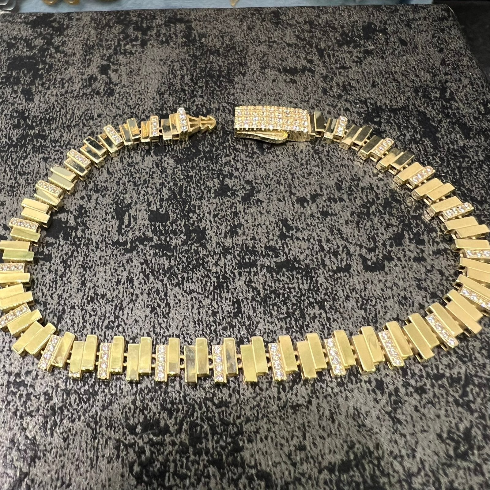 14 karaats gouden armband prachtig model, Ophalen of Verzenden, Nieuw, Goud