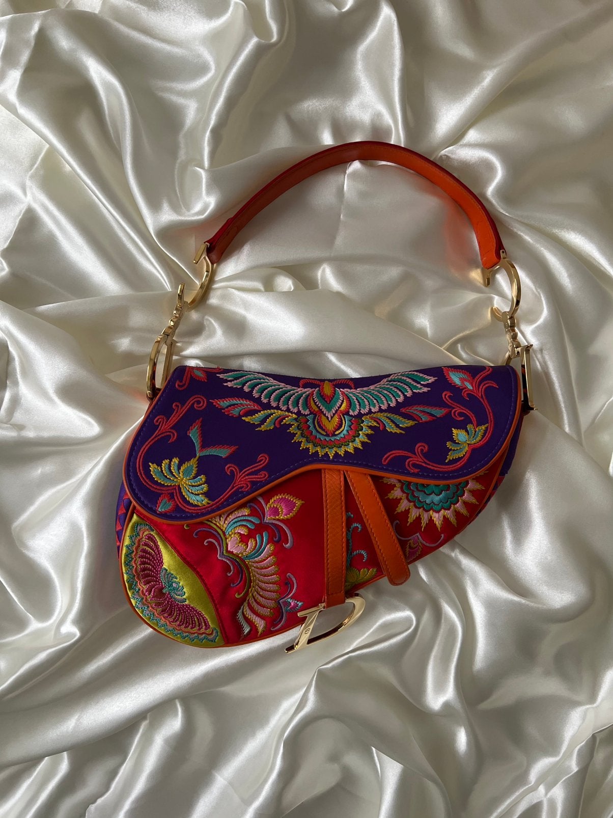 ultra rare limited edition Dior Shanghai saddle bag, Ophalen, Zo goed als nieuw