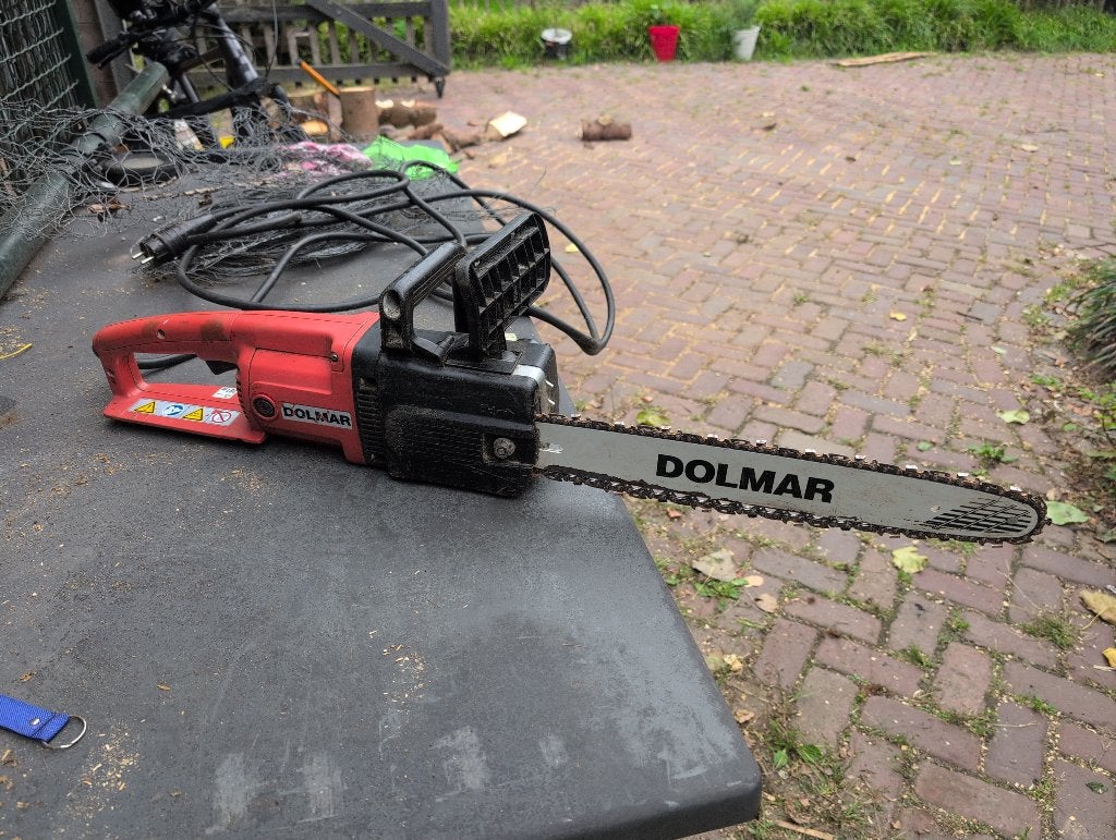 Dolmar elektrische kettingzaag, Ophalen, Gebruikt, Kettingzaag, Makita