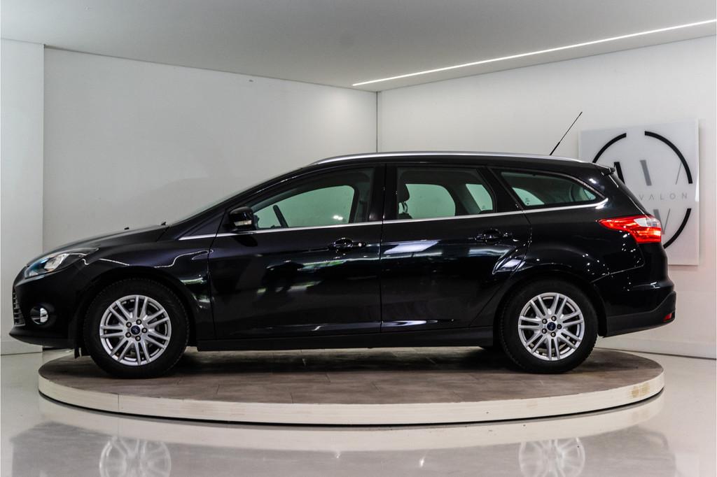 Ford FOCUS Wagon 1.0 EcoBoost Titanium 126PK | NL AUTO+NAP |, Stof, Gebruikt, Zwart, Zwart