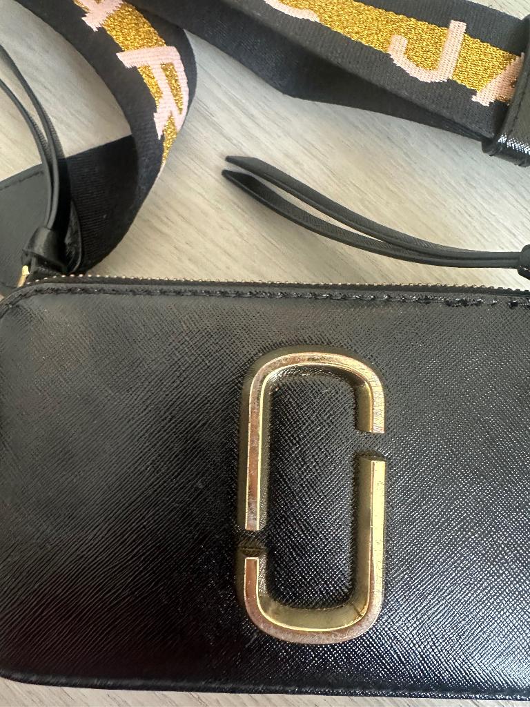 Marc jacobs, Ophalen of Verzenden, Gebruikt, Zwart, Schoudertasje