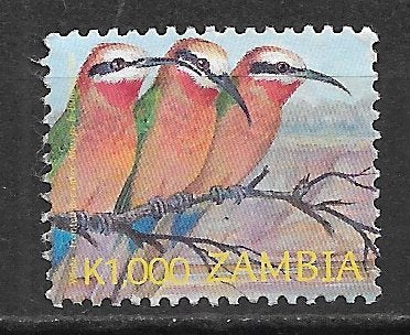 Zambia 2003 Bijeneter vogel klein formaat, Postzegels en Munten, Postzegels | Afrika, Gestempeld, Zambia, Verzenden