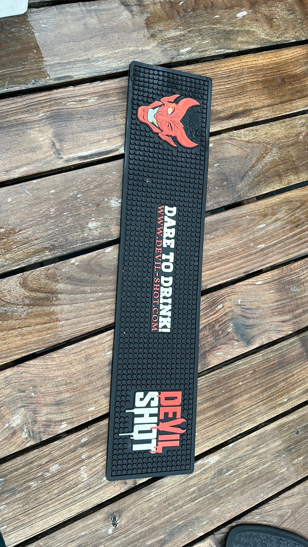 Barmat 60x13cm devilshot, Ophalen of Verzenden, Zo goed als nieuw
