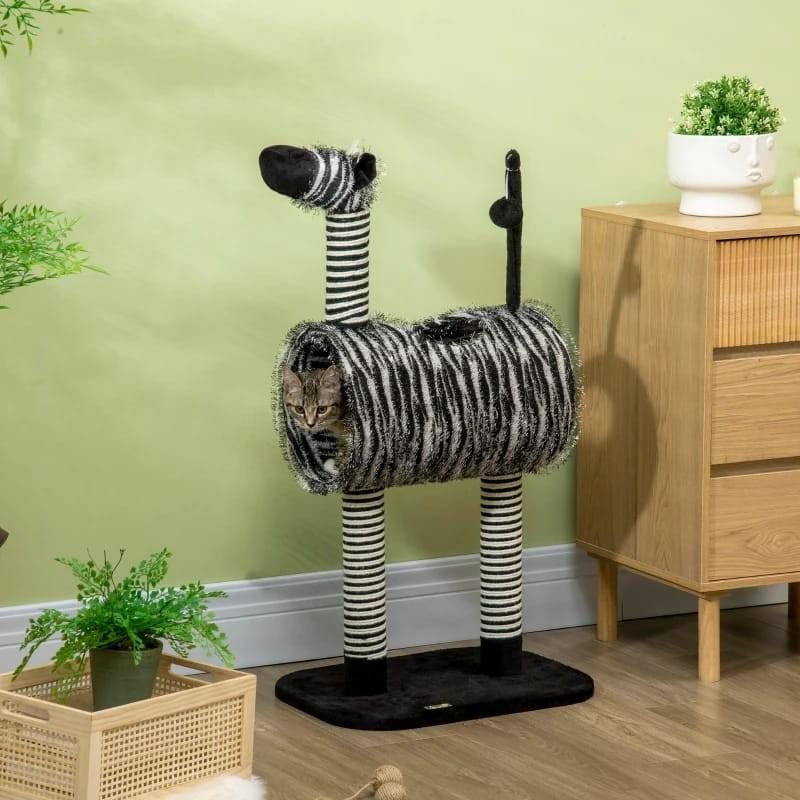Krabpaal zebra kattenmand nieuw, Dieren en Toebehoren, Krabmeubelen, Ophalen, Nieuw, Krabpaal