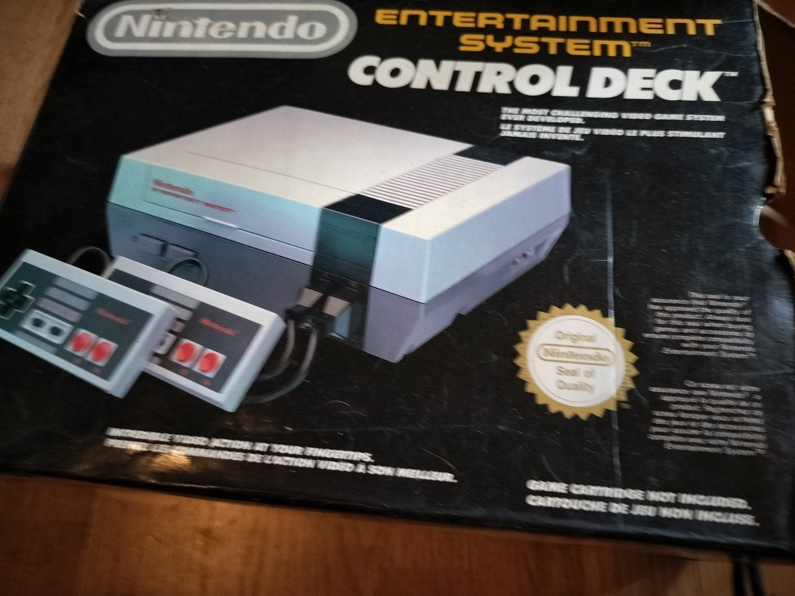 Nes  Control Deck doos zonder inlay met 2 games, Spelcomputers en Games, Spelcomputers | Nintendo NES, Verzenden, Gebruikt, Met 2 controllers