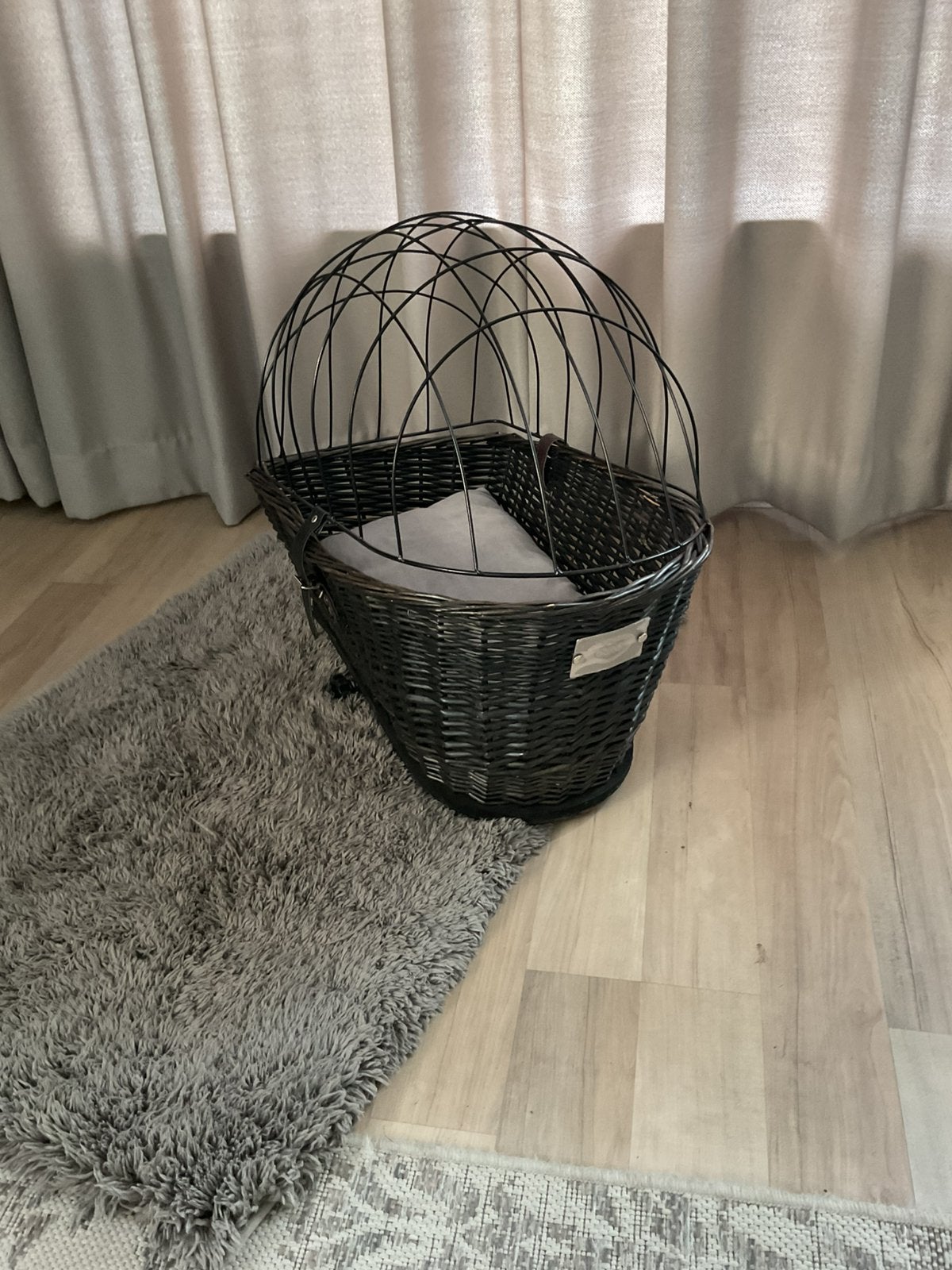 Honden fietsmand merk Duvo, Ophalen