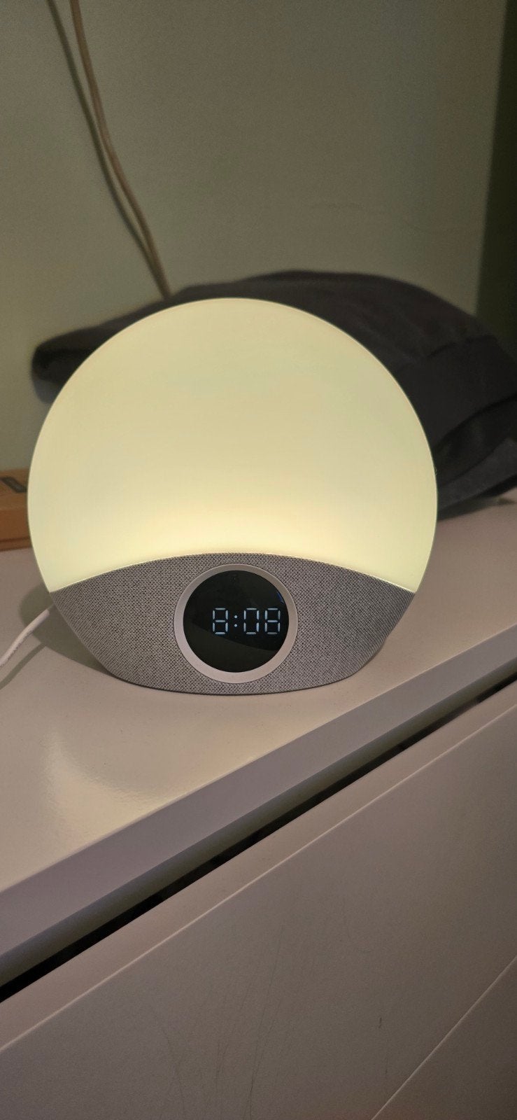 Nachtlampje met wekker, Huis en Inrichting, Ophalen of Verzenden, Zo goed als nieuw