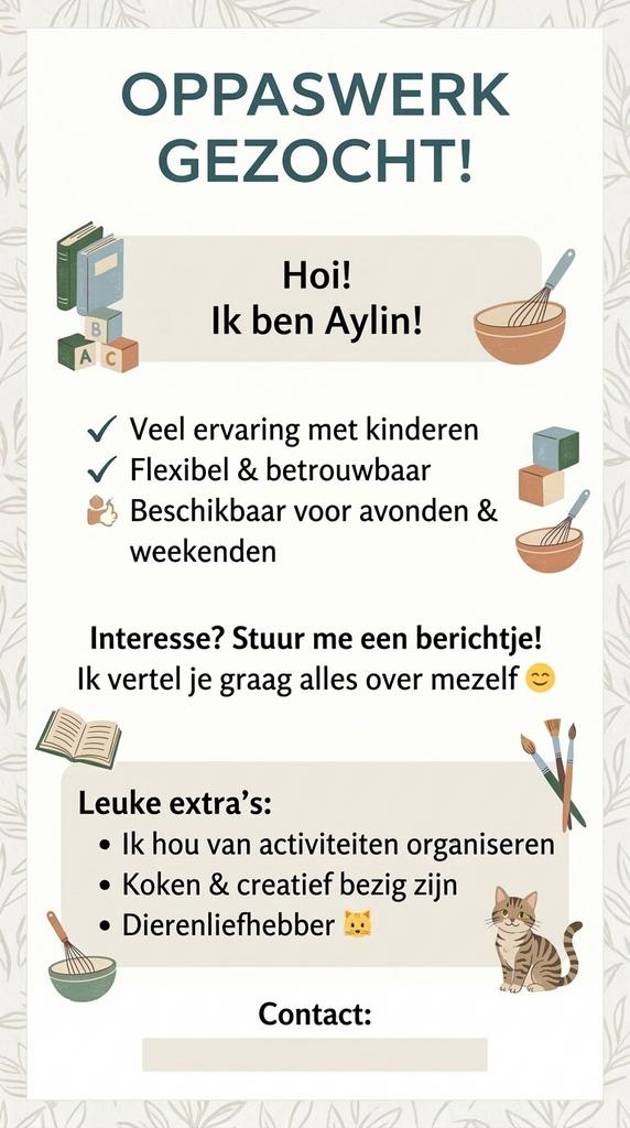 Oppaswerk, Overige vormen