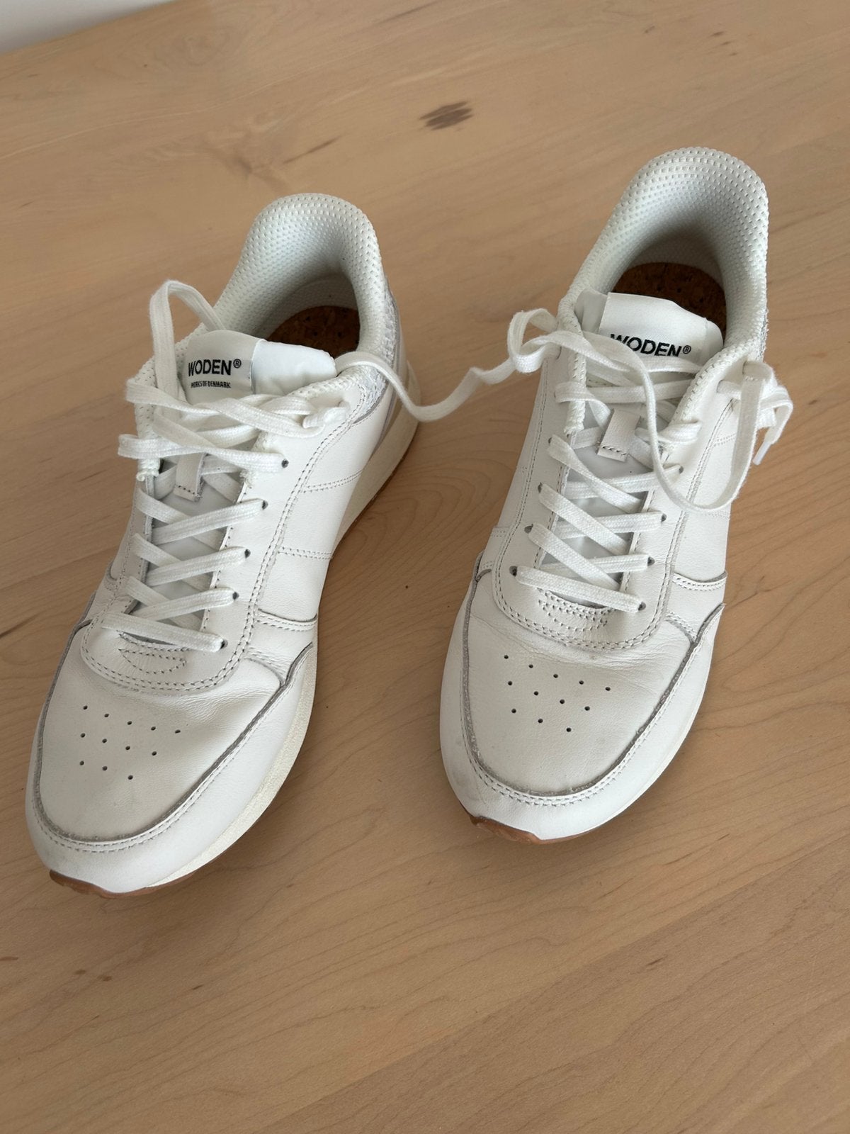 Woden maat 41 leer, Ophalen of Verzenden, Zo goed als nieuw, Sneakers of Gympen