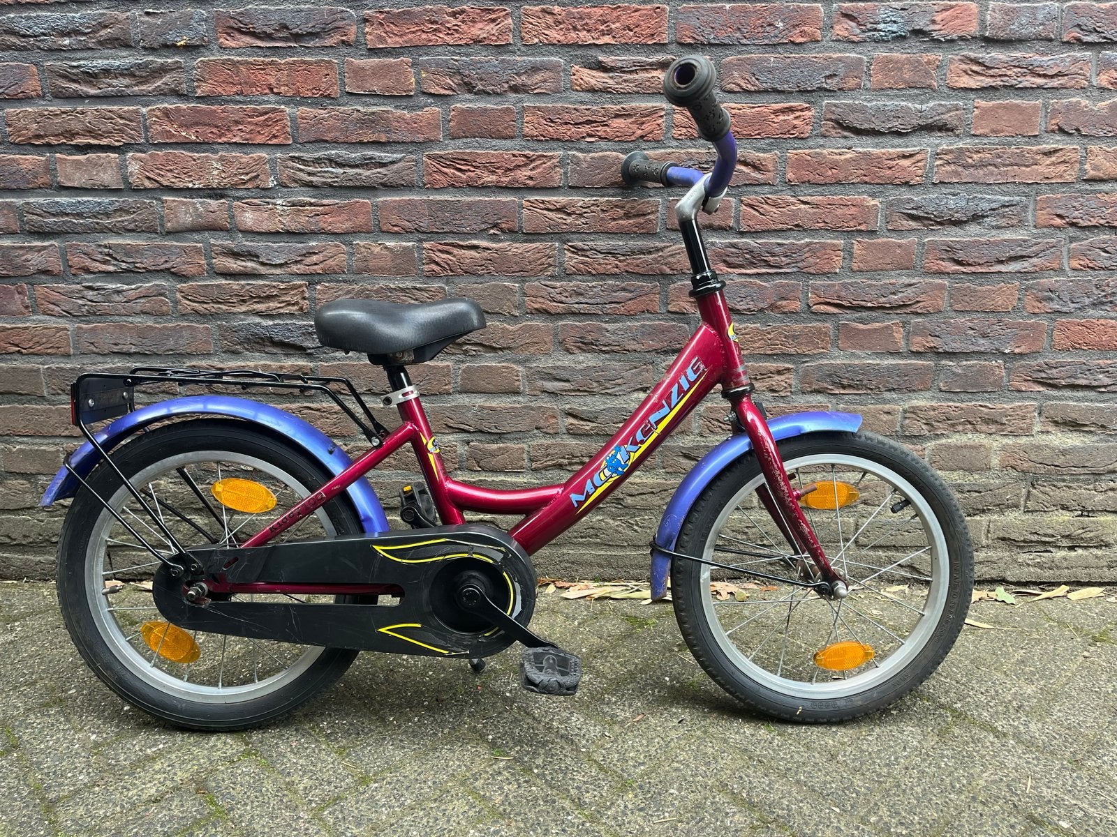 Kinderfiets 16 inch - McKenzie, Fietsen en Brommers, Ophalen, Gebruikt, Terugtraprem, 16 tot 20 inch