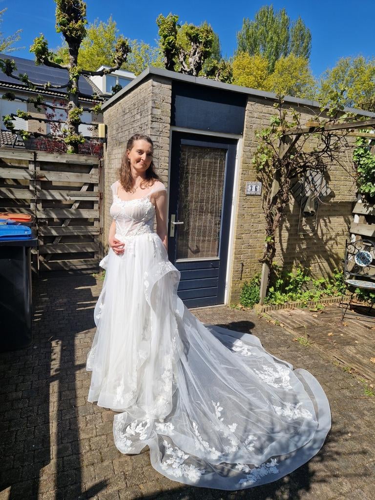 Madi Lane Kelsey Bruidsjurk NIEUW Maat 38/40, Kleding | Dames, Ophalen, Trouwjurk, Wit, Nieuw