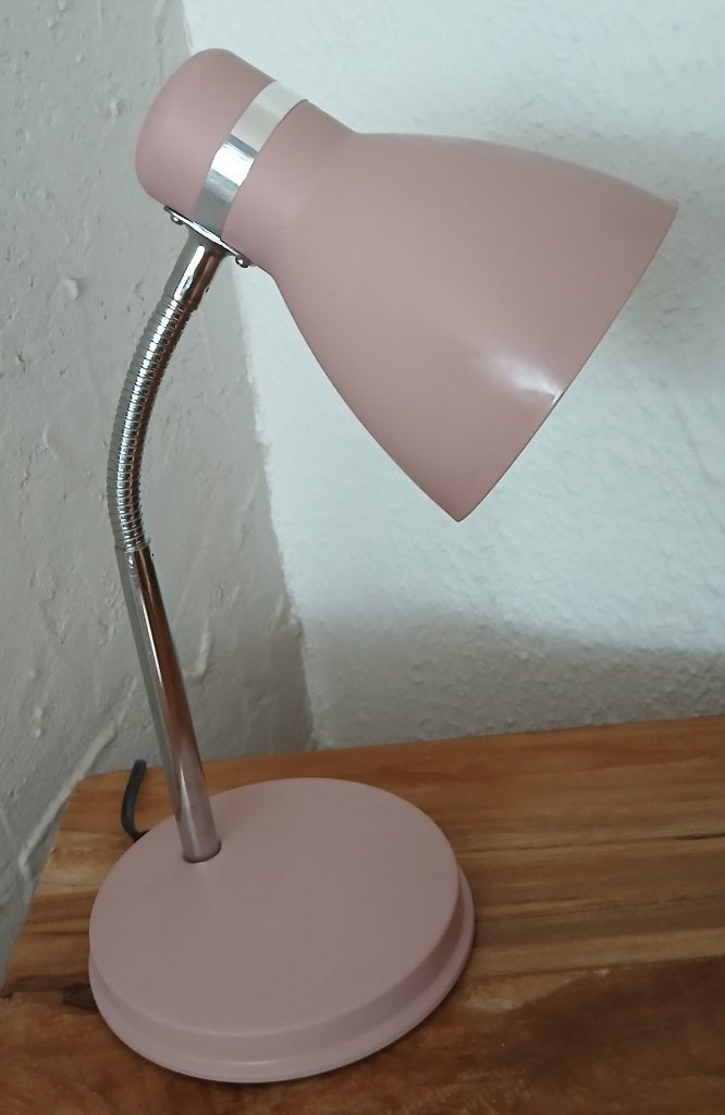 Lamp Flexibele bureaulamp Pipo Roze E27 - Geschikte Led, Bureaulamp, 35 cm, Ophalen of Verzenden, Zo goed als nieuw