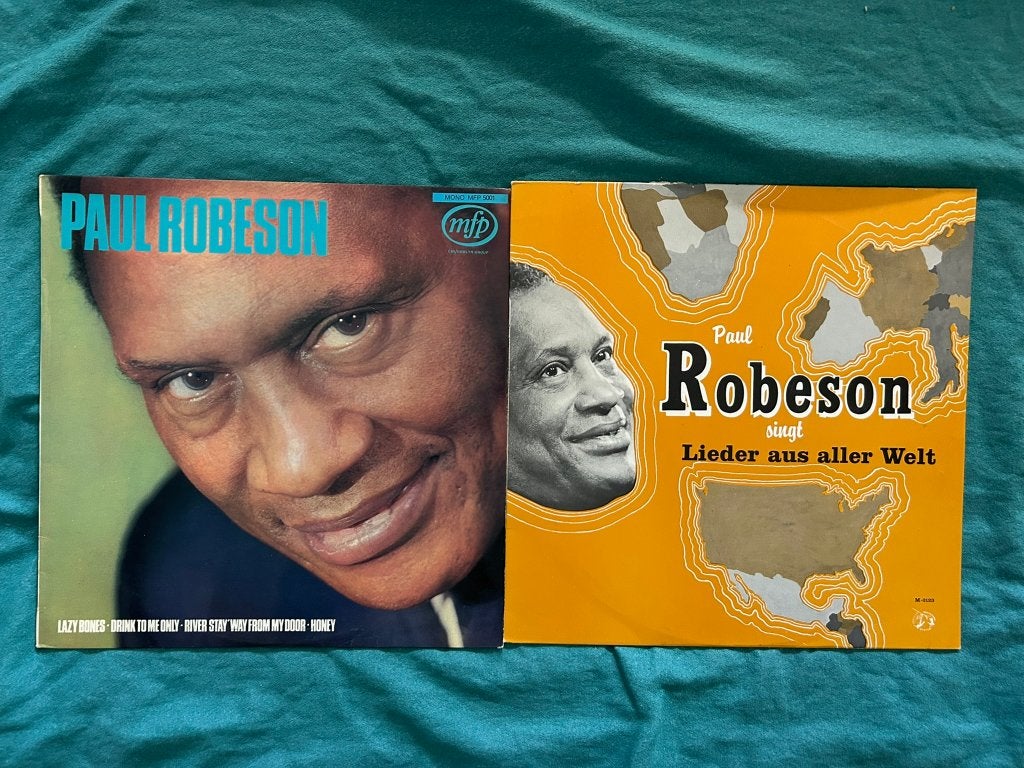 2 LP's Paul Robeson (ook per stuk te koop), LP, Gebruikt, Ophalen of Verzenden, 12 inch