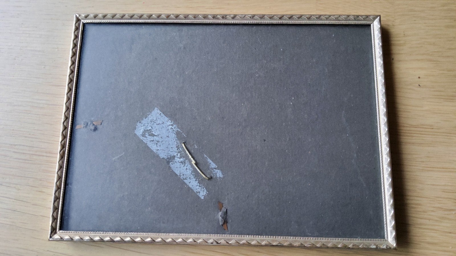 Oude retro zilver kleurig fotolijstje gemerkt Jyden mat glas, Ophalen of Verzenden