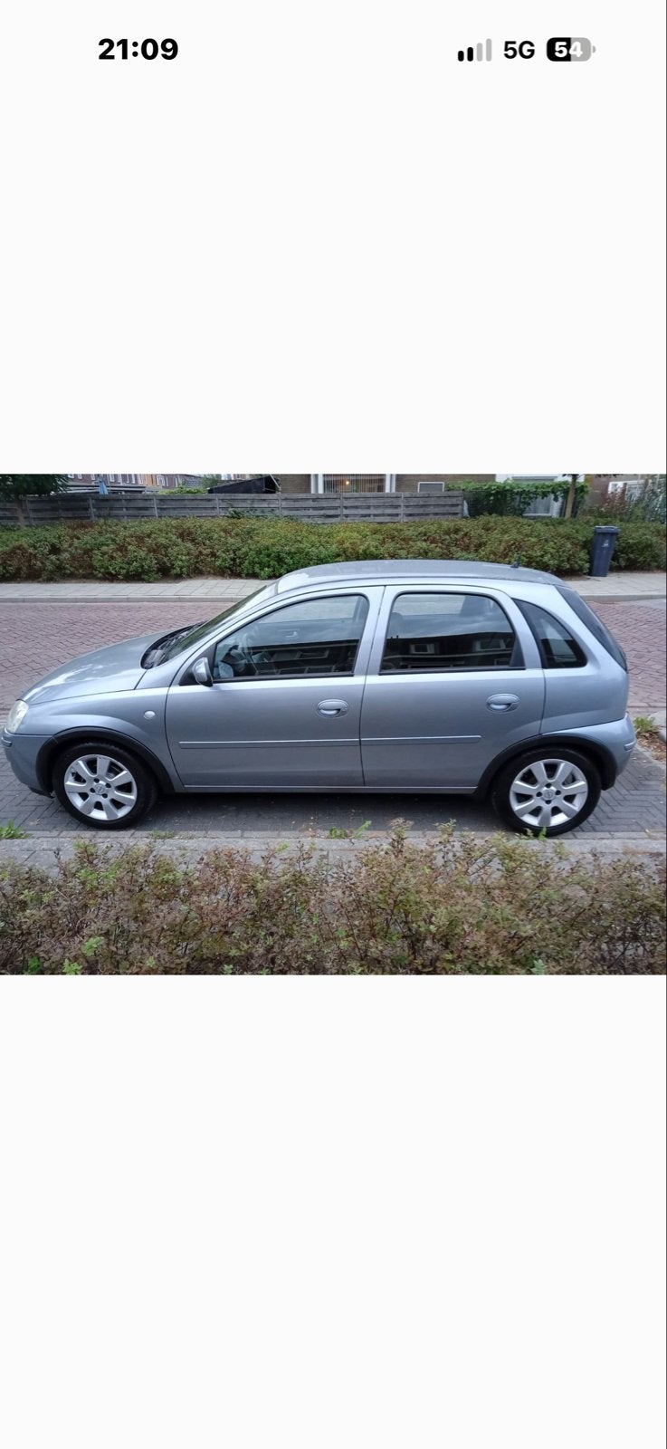 Opel Corsa 1.2 16V Twinport 5D 2005 Grijs, Auto's, Voorwielaandrijving, 450 kg, 31 €/maand, 4 cilinders