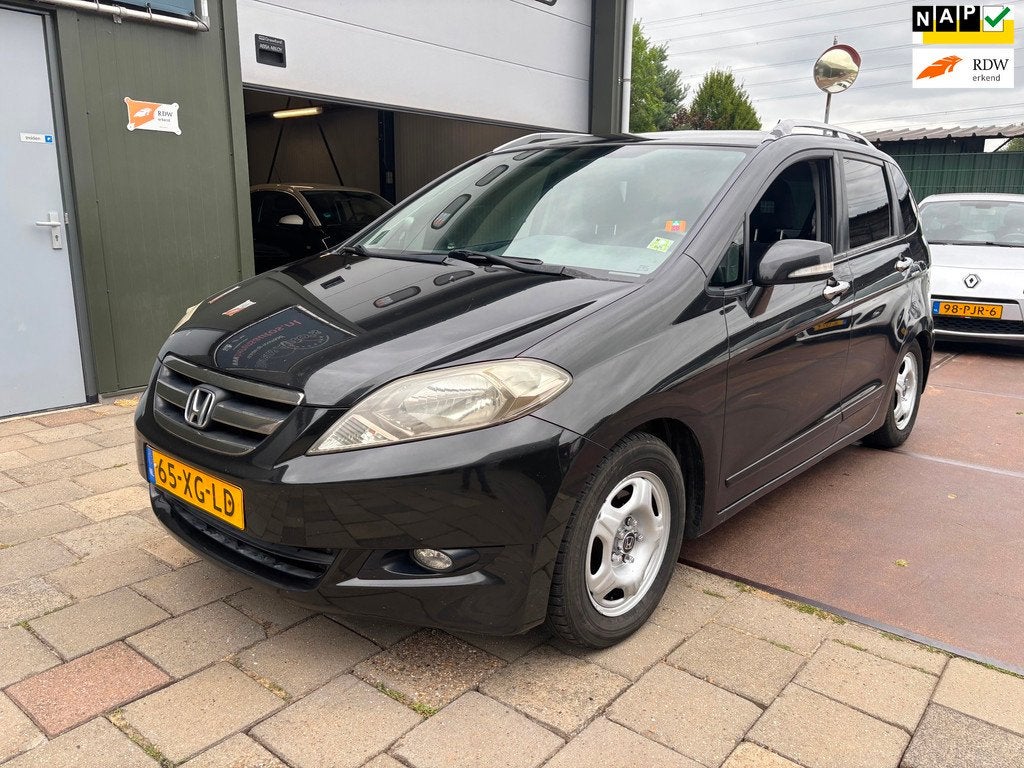 Honda FR-V 1.8i Lifestyle 6p. Airco Apk 06-2027!, Auto's, Honda, Gebruikt, 4 cilinders, Zwart, Origineel Nederlands