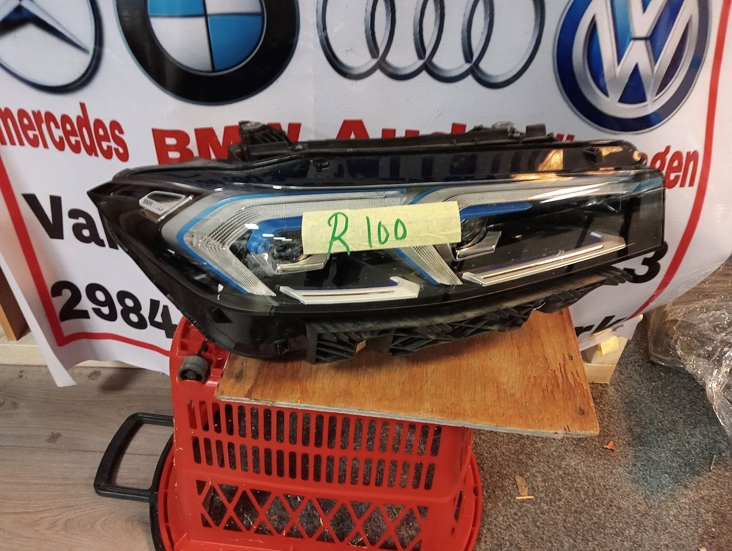 KOPLAMP RECHTS BMW 3 G20 G21 LCI LASER VOLL LED 9450802-03, Auto-onderdelen, Verlichting, Gebruikt, -, -, Ophalen of Verzenden