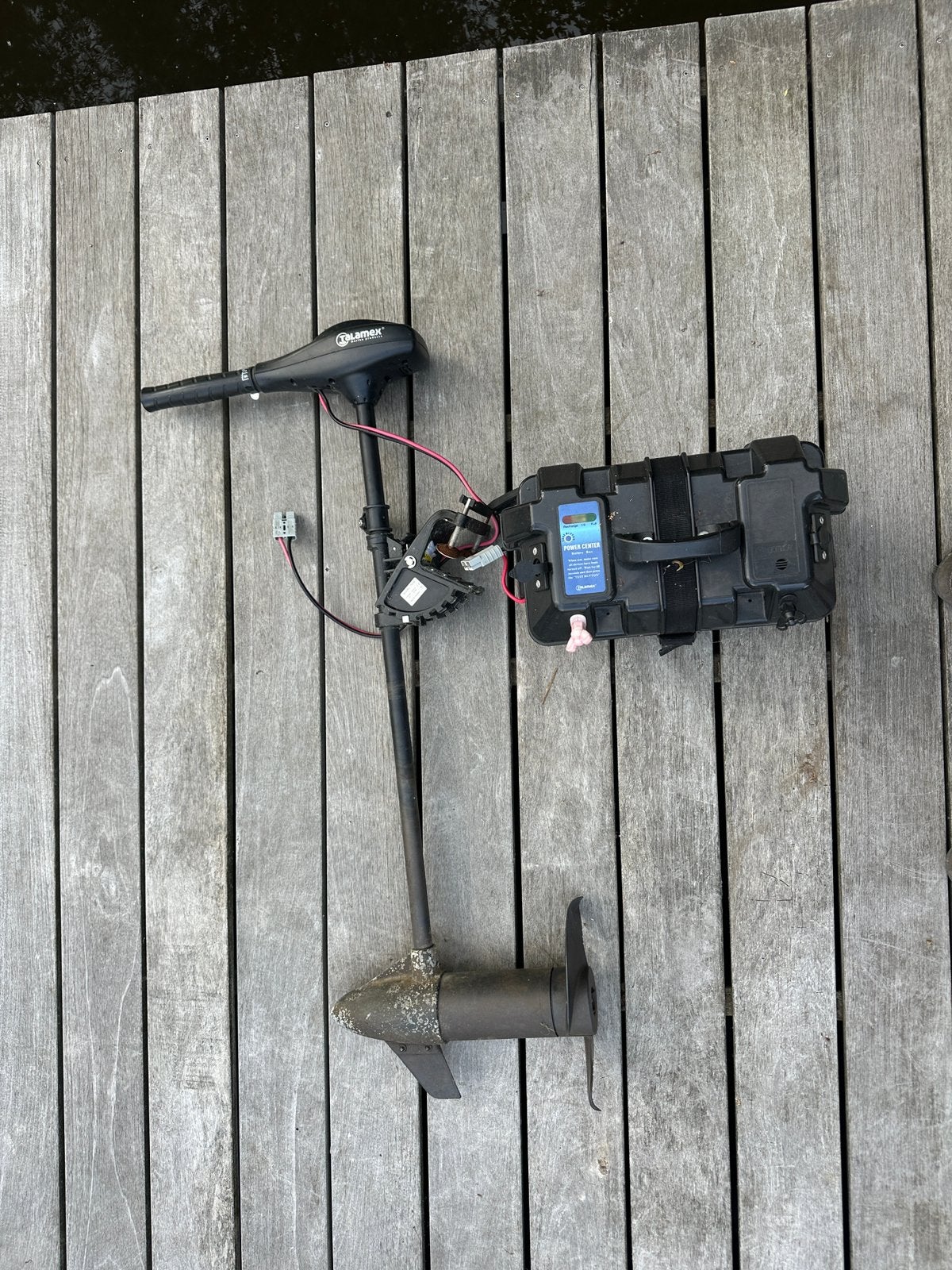 Talamex TM58 electrische buitenboordmotor, Watersport en Boten, Ophalen, Gebruikt, Overige brandstoffen, Optimist
