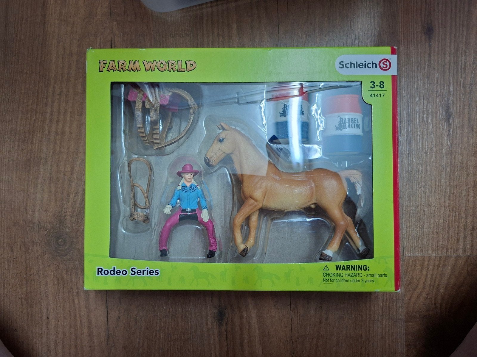 Schleich Farm World Rodeo Set 41417, Ophalen of Verzenden, Zo goed als nieuw, Jongen of Meisje