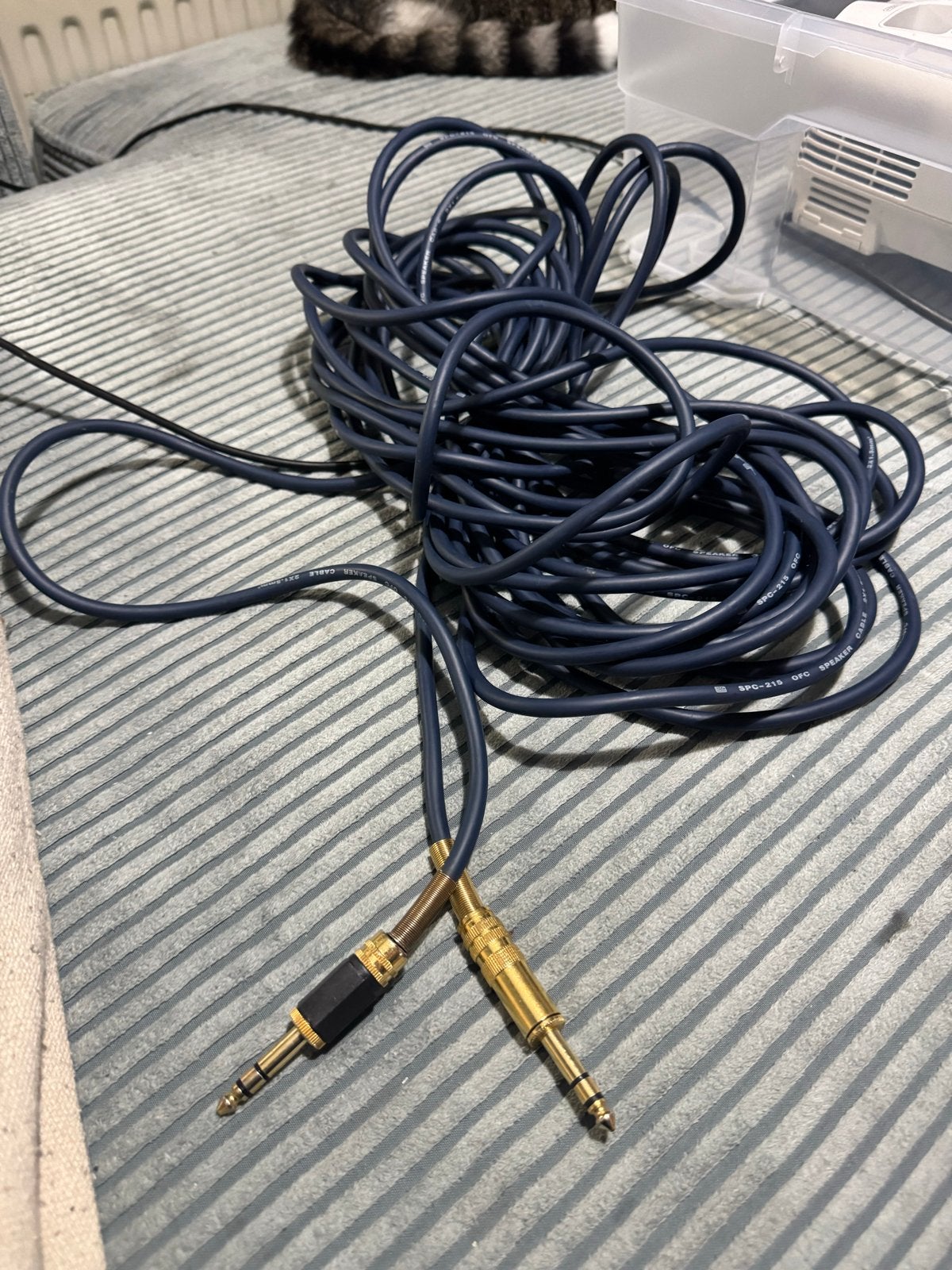 Gitaarkabel 10 meter - Hoge Kwaliteit Jack Kabel, Ophalen of Verzenden, Gebruikt, Instrument