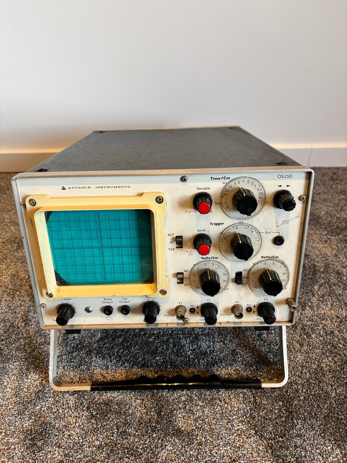 Vintage Advance Instruments OS250 Oscilloscoop, Ophalen of Verzenden