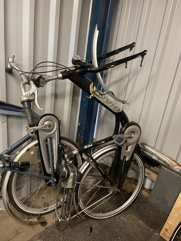 Giant elektrische fiets onderdelen: frame, motor, voorvork, Fietsen en Brommers, Fietsonderdelen, Ophalen of Verzenden, Gebruikt