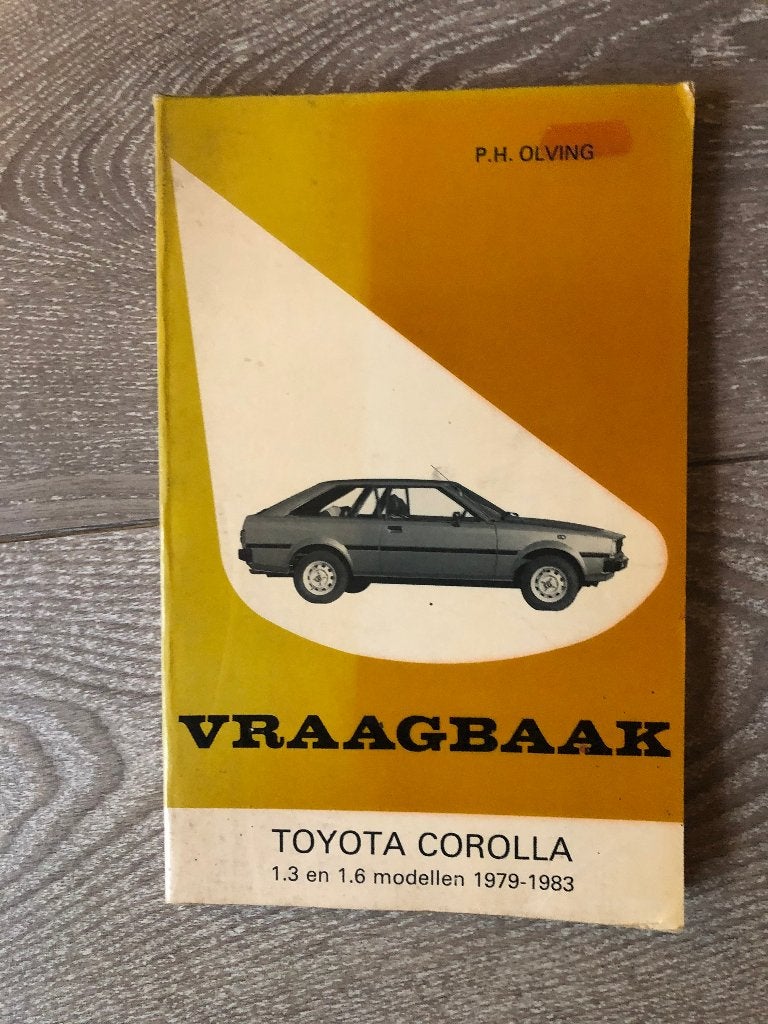 Vraagbaak Toyota Corolla E7 / E70 1.3, 1.6 1979-1983 Olving, Ophalen of Verzenden