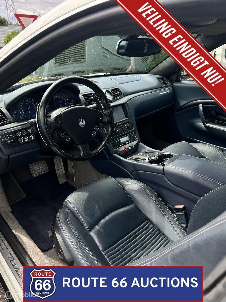 Maserati GranTurismo S | 2009 | Route 66 Auctions, Auto's, Gebruikt, Overige carrosserieën, Zwart, Bedrijf