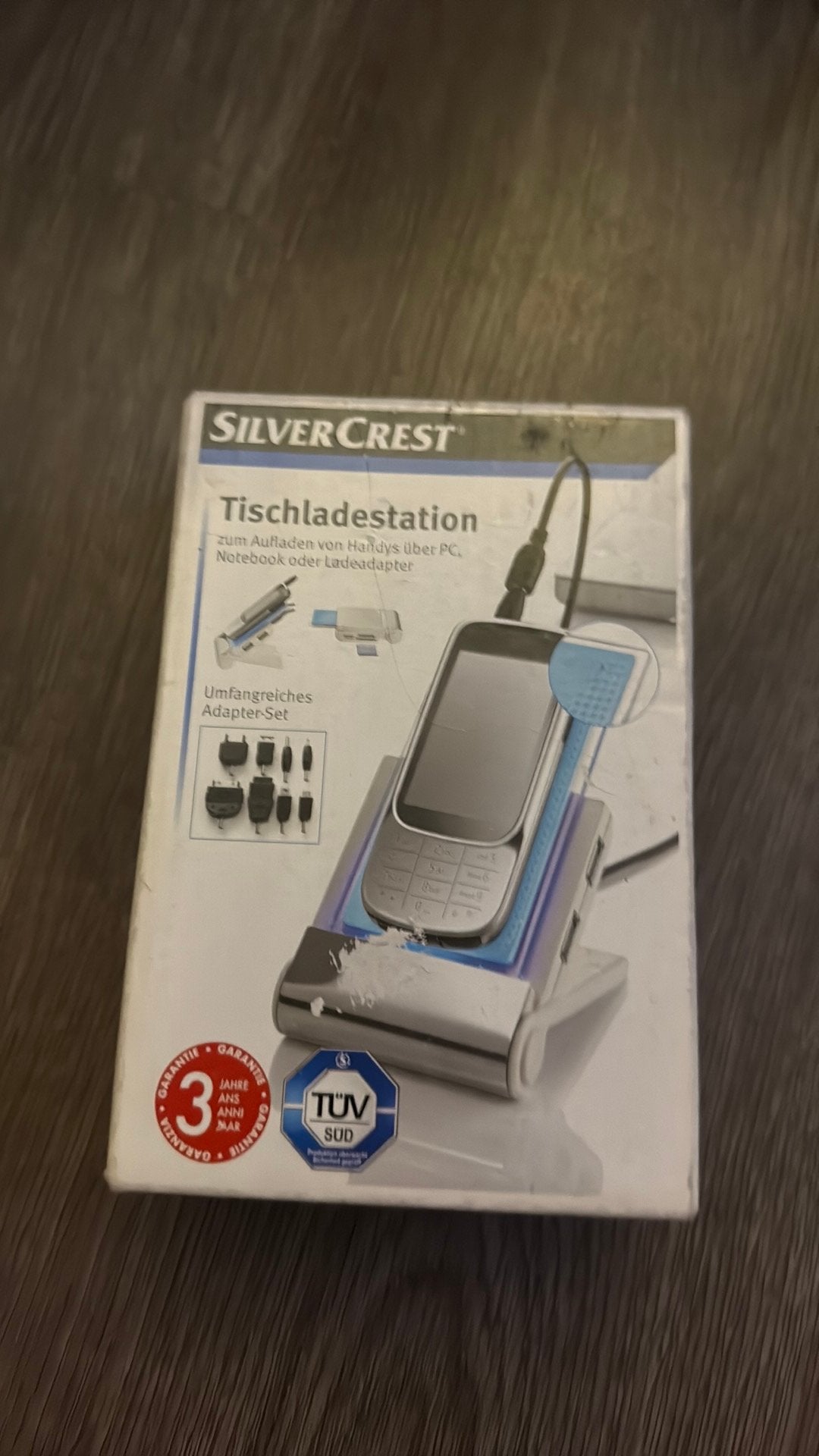 SilverCrest Tischladestation met Adapter-Set, Telecommunicatie, Ophalen of Verzenden, Zo goed als nieuw, Overige merken