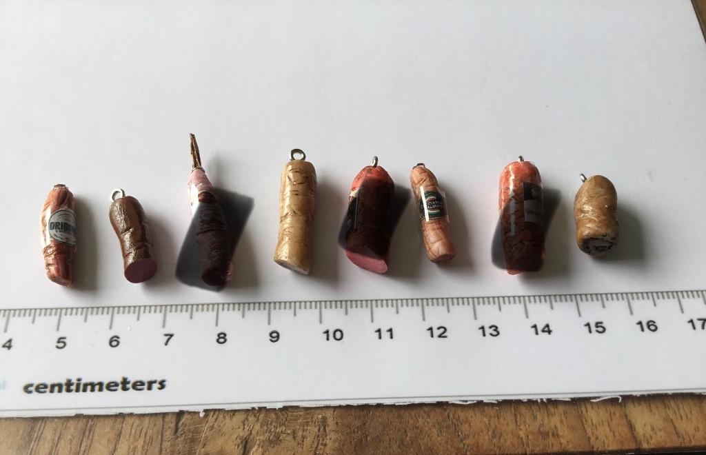 Poppenhuis miniaturen worsten 100, Ophalen of Verzenden, Nieuw, Poppenhuis
