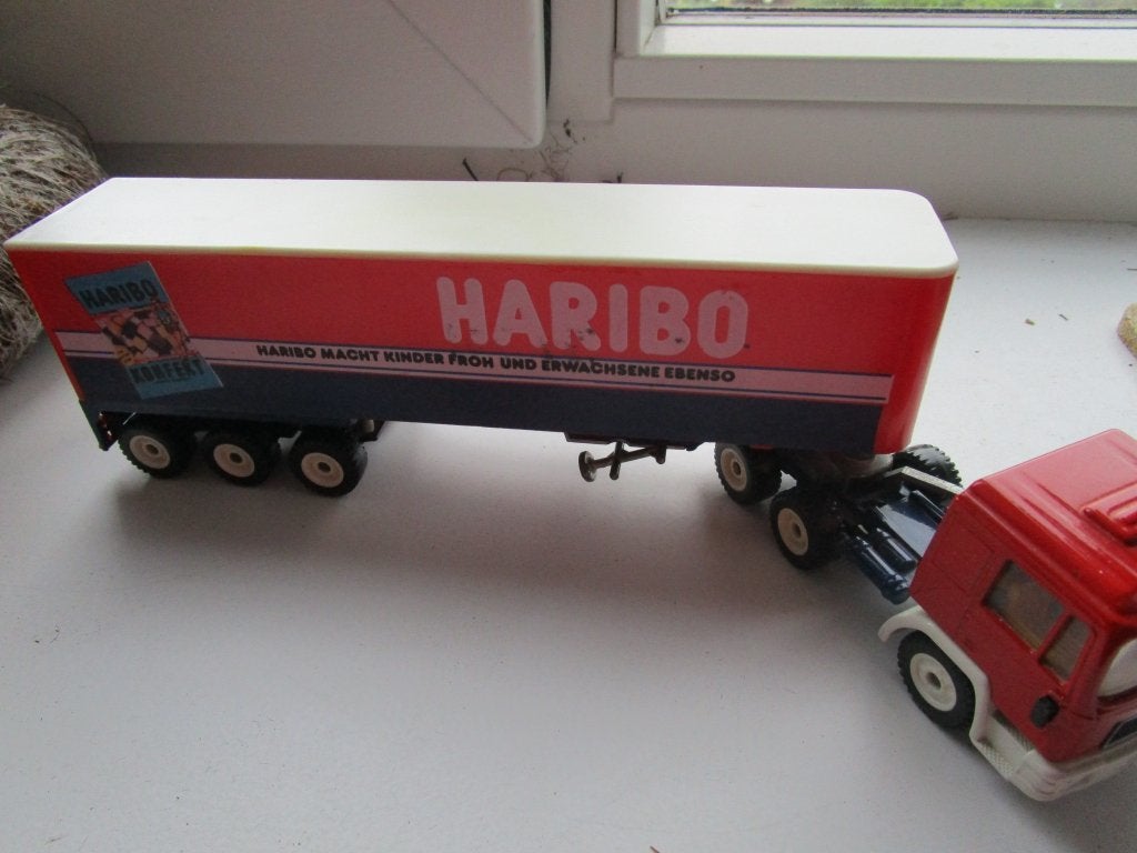 Siku MAN Haribo en Circus Renz, Ophalen, Gebruikt, Bus of Vrachtwagen, SIKU