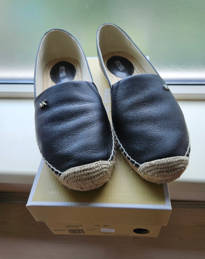 Michael Kors schoen kendrick slip on zwart leer maat 40, Kleding | Dames, Schoenen, Michael Kors, Zwart, Ophalen of Verzenden