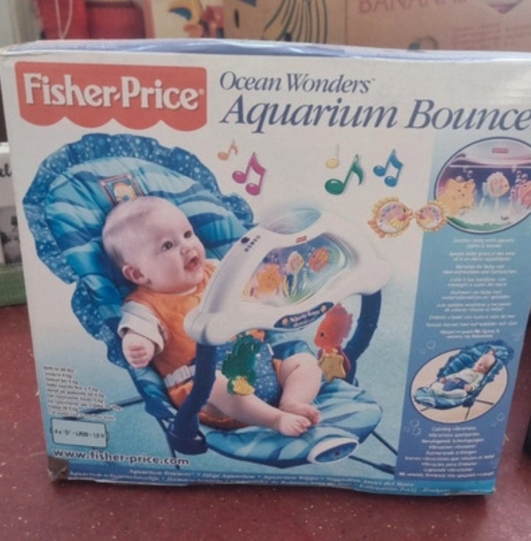 Fisher-Price Ocean Wonders Aquarium Wipstoel – Met Licht & G, Ophalen of Verzenden, Zo goed als nieuw, 6 maanden tot 2 jaar