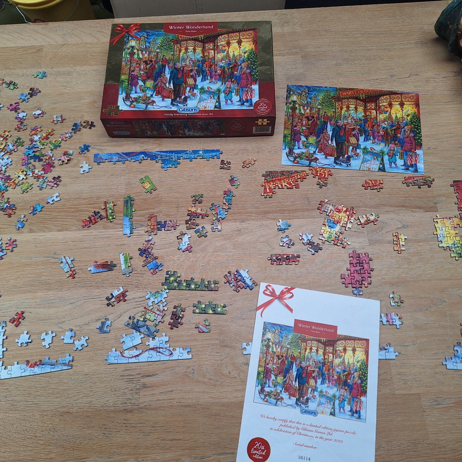 Winter Wonderland Legpuzzel - 1000 stukjes, Ophalen, 500 t/m 1500 stukjes, Gebruikt, Legpuzzel