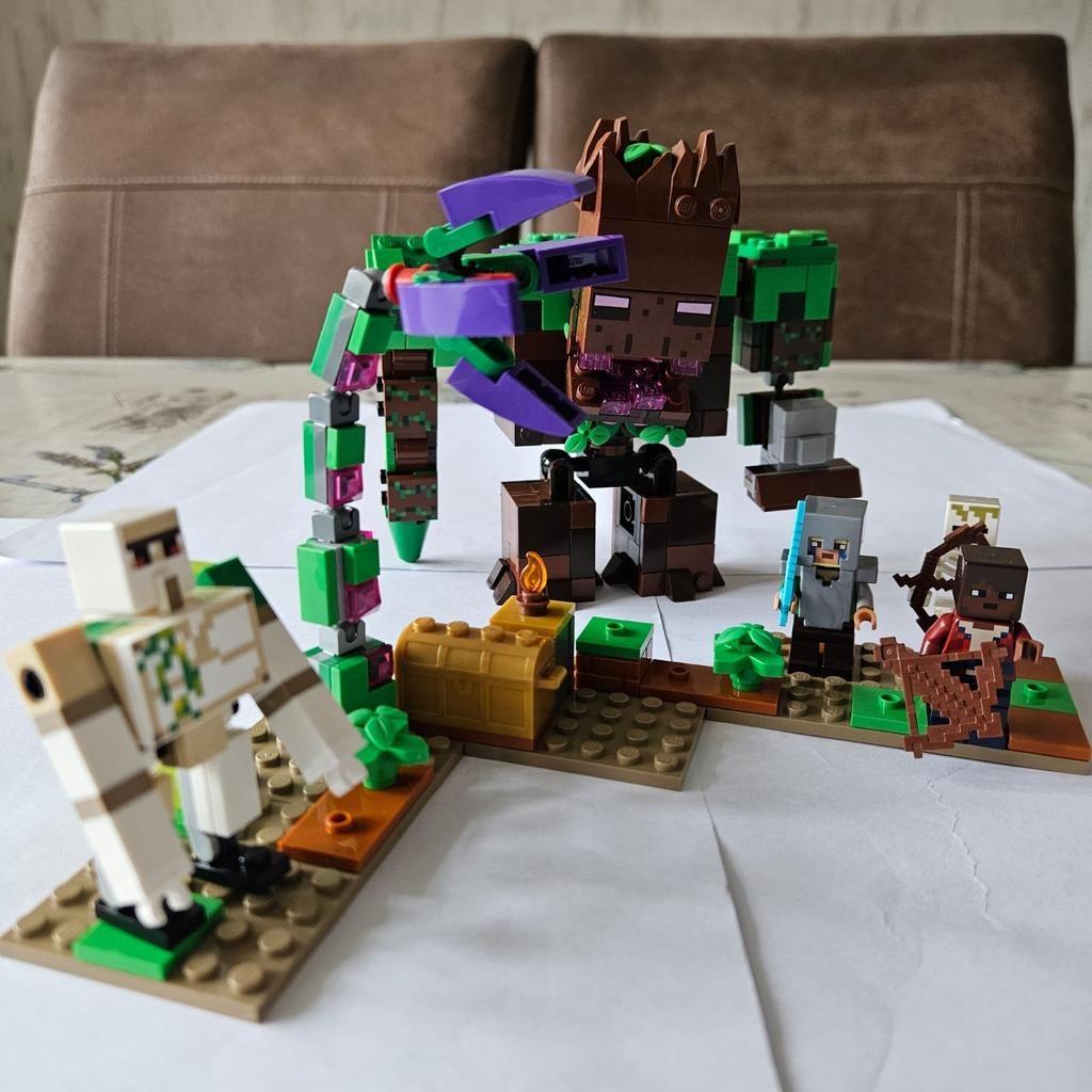 Lego minecraft Jungle Abomination 21176, Gebruikt, Minecraft, Lego, Ophalen of Verzenden