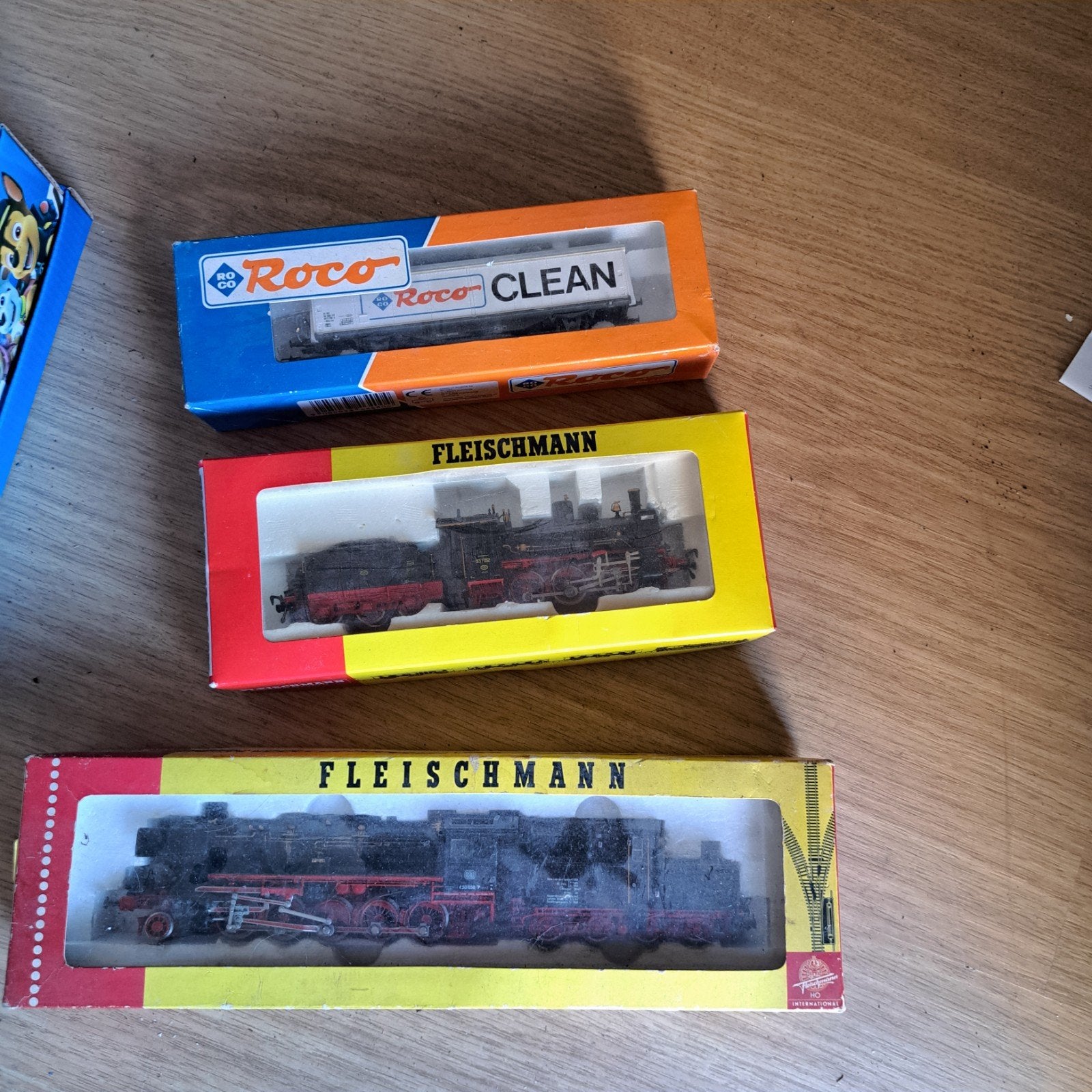 Modeltreintje locomotief, Ophalen, Gebruikt, Fleischmann, Gelijkstroom