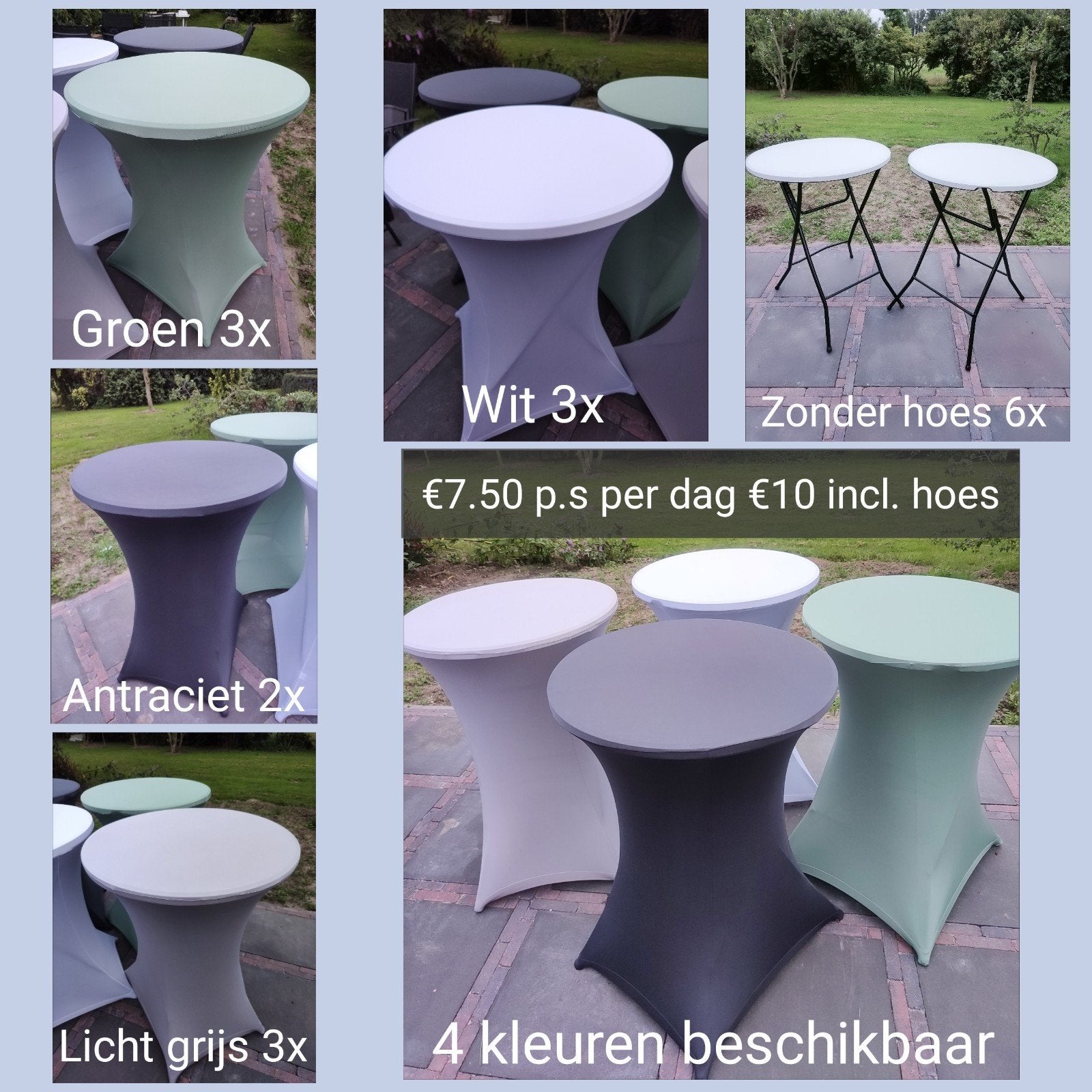 Statafels (evt. Met rok) te huur bij B&S verhuur Gendt, Ophalen, Zo goed als nieuw, Overige