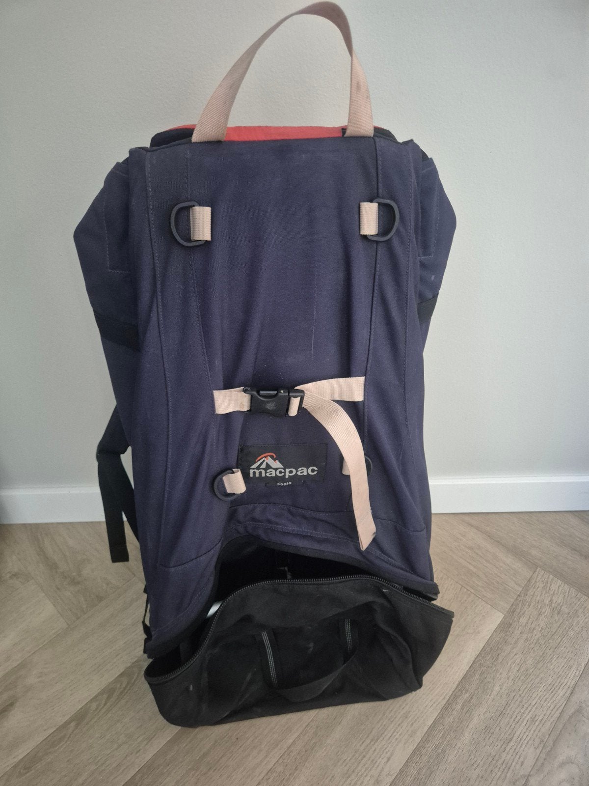 Macpac draagzak, Kinderen en Baby's, Babydragers en Draagdoeken, Overige merken, Gebruikt, Ophalen of Verzenden, Rug