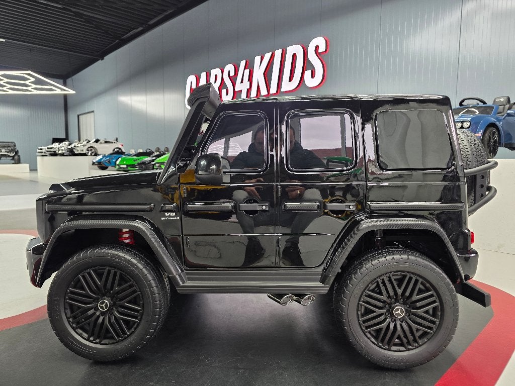 Kinderauto Mercedes G63 XL - 24 volt - leren zit - 2 pers., Ophalen of Verzenden, Nieuw, Afstandsbediening