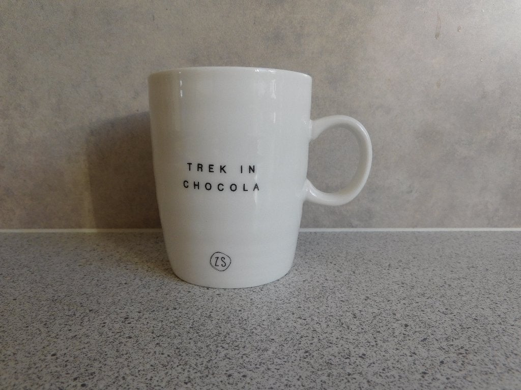 Mok "Trek in Chocola" Zusss - 220 ml, Overige merken, Keramiek, Nieuw, Modern