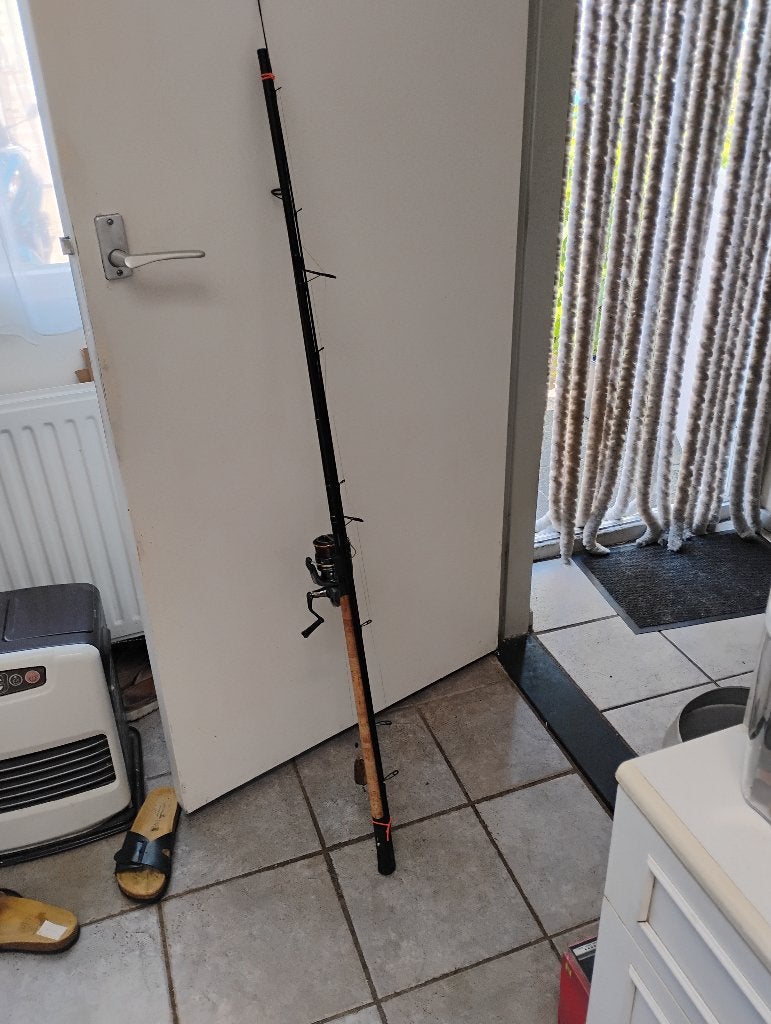 Shimano hengel Carp Cruncher 13ft, Ophalen, Zo goed als nieuw, Werphengel