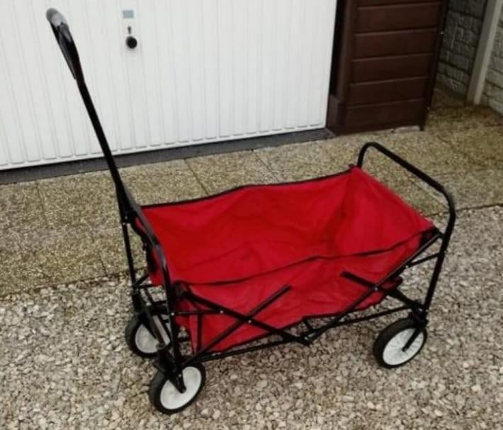 Opvouwbare bolderkar - Zo goed als nieuw, Caravans en Kamperen, Ophalen of Verzenden, Opvouwbaar, Zo goed als nieuw