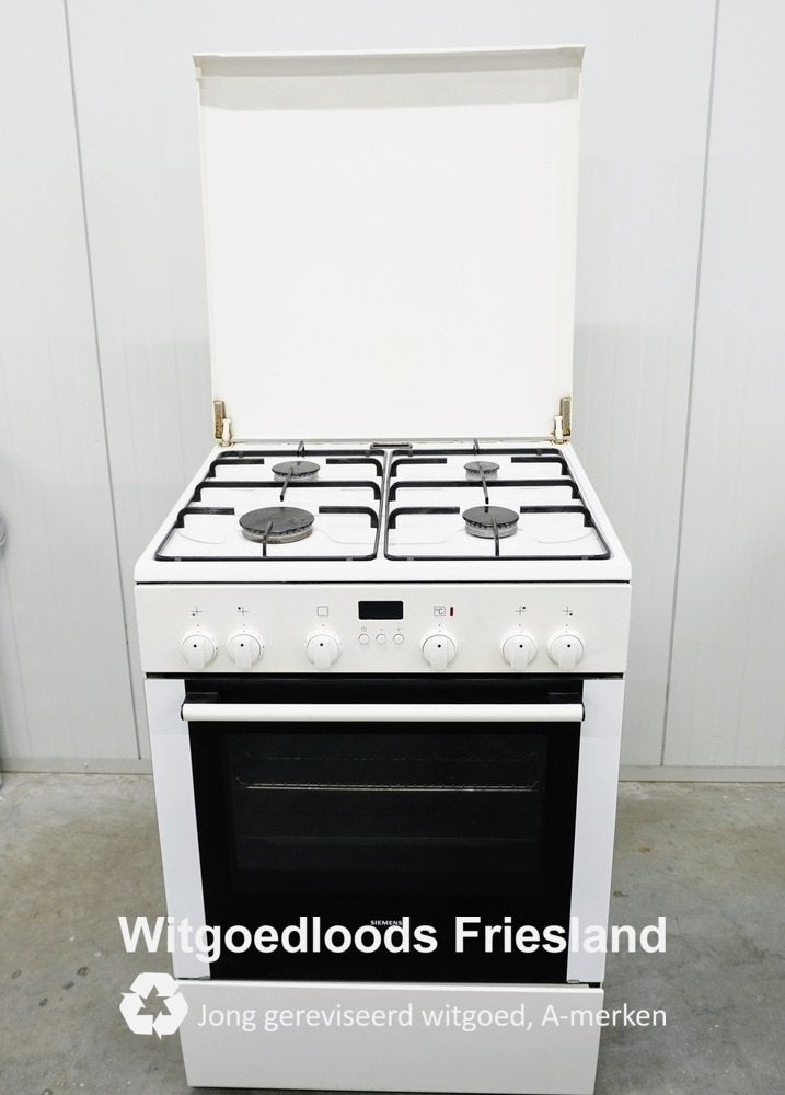 Siemens Gasfornuis 4 pits 60CM 3MND Garantie Witgoedloodsfri, Witgoed en Apparatuur, Warmhoudplaat, Verzenden, 60 cm of meer, Siemens