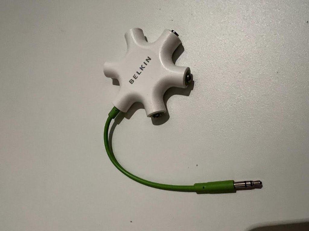 Audiosplitter Belkin Rockstar, Ophalen, Gebruikt, Minder dan 2 meter, Overige kabels