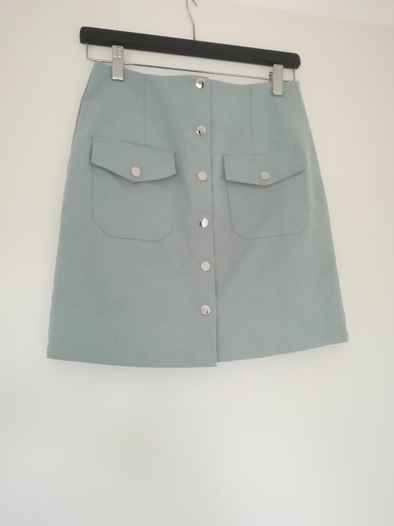 Daphnea Paris Rok Lichtgroen Groen maat S, Daphnea Paris, Ophalen of Verzenden, Zo goed als nieuw, Maat 36 (S)