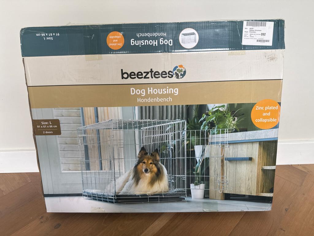 Hondenbench, Dieren en Toebehoren, Hondenbenches, Ophalen, Zo goed als nieuw