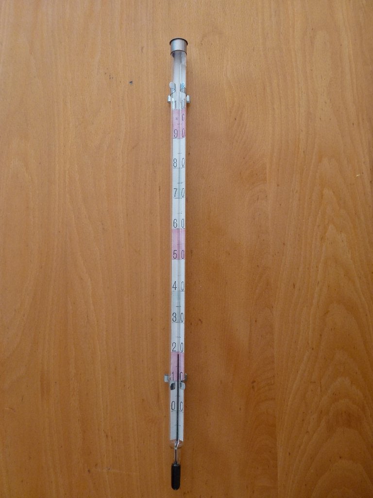 thermometer, Huis en Inrichting, Binnenthermometer, Ophalen, Gebruikt, Glas